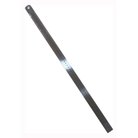 REGLA 100CM METAL INOX