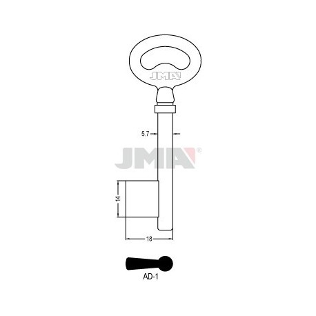 LLAVE JMA GORJA AD 1