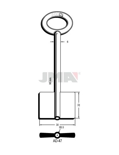 LLAVE JMA GORJA AD 47