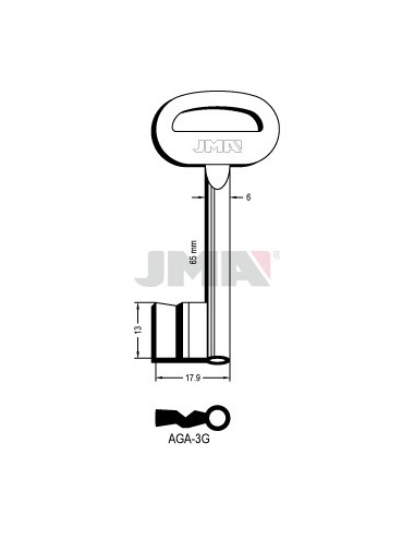 LLAVE JMA GORJA AGA 3G