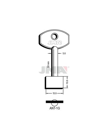 LLAVE JMA GORJA ANT 1G