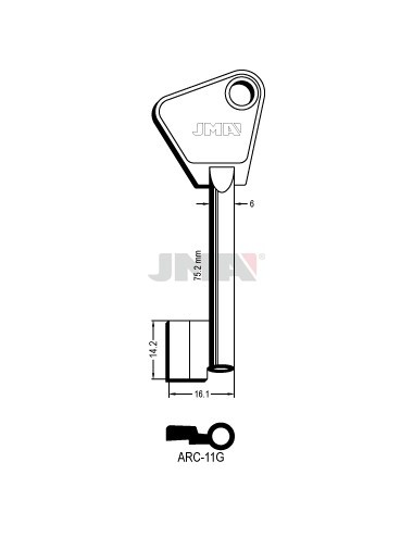 LLAVE JMA GORJA ARC 11G
