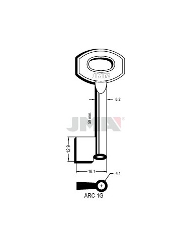 LLAVE JMA GORJA ARC 1G
