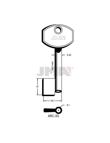 LLAVE JMA GORJA ARC 3G