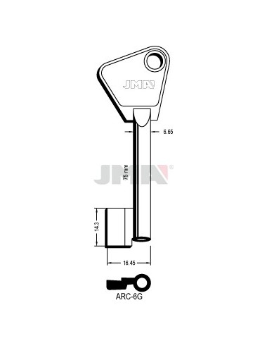 LLAVE JMA GORJA ARC 6G
