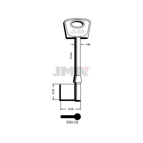 LLAVE JMA GORJA CHU 1G
