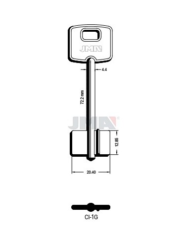 LLAVE JMA GORJA CI 1G