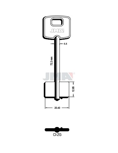 LLAVE JMA GORJA CI 2G