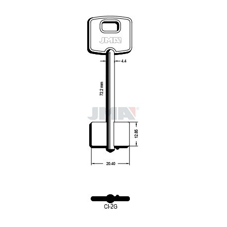 LLAVE JMA GORJA CI 2G