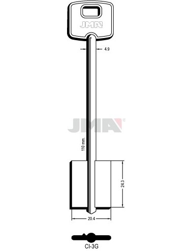 LLAVE JMA GORJA CI 3G