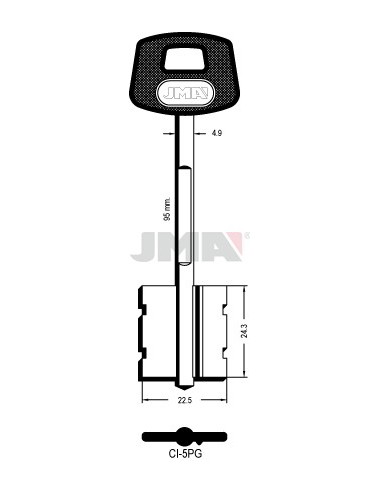LLAVE JMA GORJA CI 5PG
