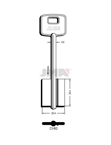 LLAVE JMA GORJA CI 6G