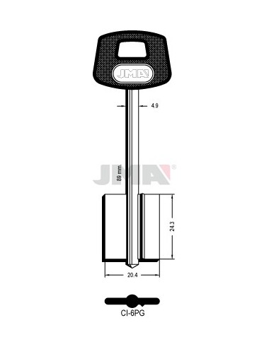 LLAVE JMA GORJA CI 6P G (2CI4P97)