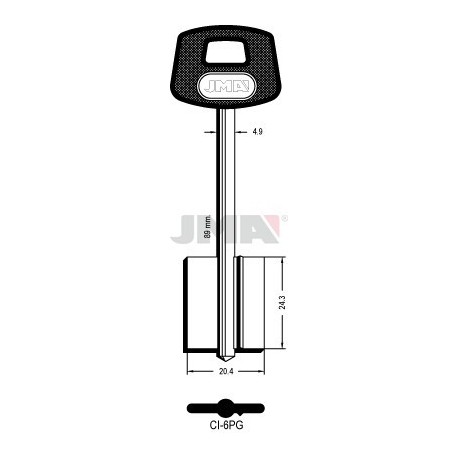 LLAVE JMA GORJA CI 6P G (2CI4P97)