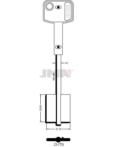 LLAVE JMA GORJA CI 7TG