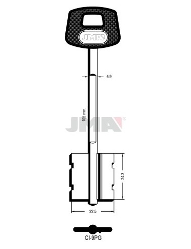 LLAVE JMA GORJA CI 9P G