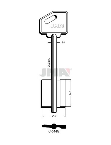 LLAVE JMA GORJA CR 14G