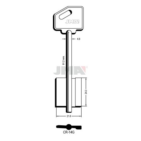 LLAVE JMA GORJA CR 14G