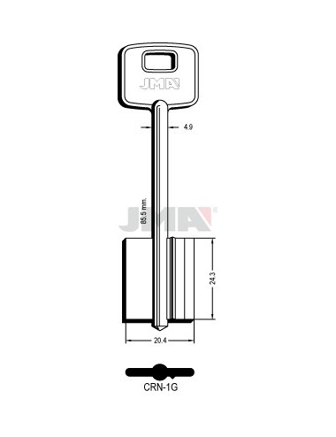 LLAVE JMA GORJA CRN 1G