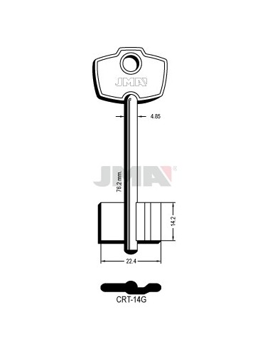 LLAVE JMA GORJA CRT 14G