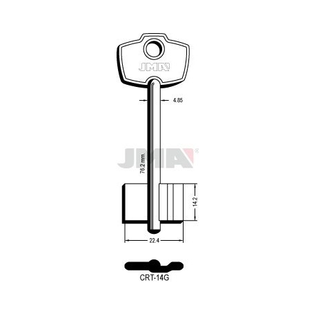 LLAVE JMA GORJA CRT 14G