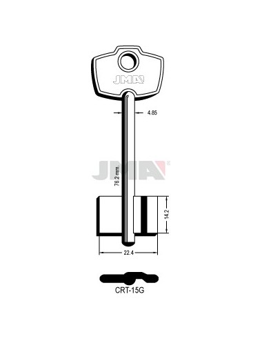 LLAVE JMA GORJA CRT 15G