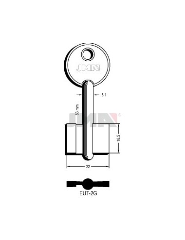 LLAVE JMA GORJA EUT 2G