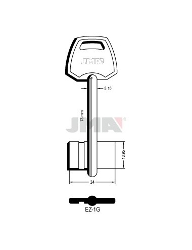 LLAVE JMA GORJA EZ 1G