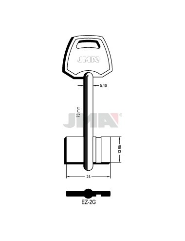 LLAVE JMA GORJA EZ 2G