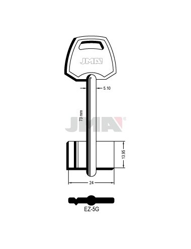 LLAVE JMA GORJA EZ 5G