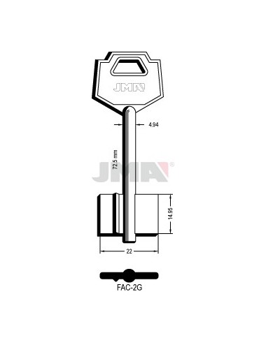 LLAVE JMA GORJA FAC 2G