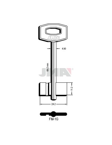 LLAVE JMA GORJA FM 1G