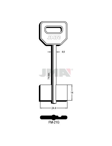 LLAVE JMA GORJA FM 21G