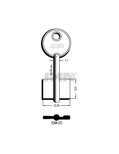 LLAVE JMA GORJA IDM 2G