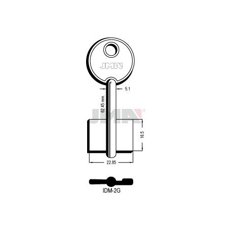 LLAVE JMA GORJA IDM 2G