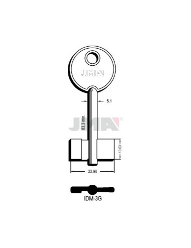 LLAVE JMA GORJA IDM 3G