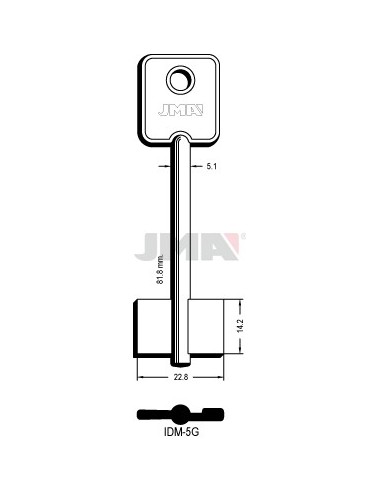 LLAVE JMA GORJA IDM 5G