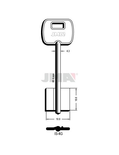 LLAVE JMA GORJA IS 4G