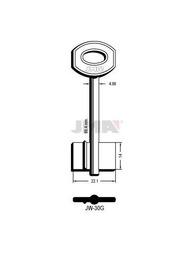 LLAVE JMA GORJA JW 30G