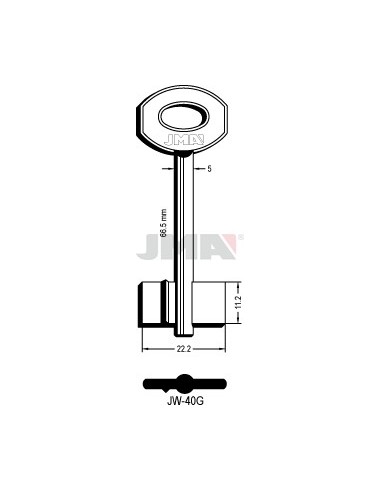 LLAVE JMA GORJA JW 40G