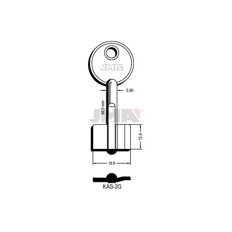 LLAVE JMA GORJA KAS 2G