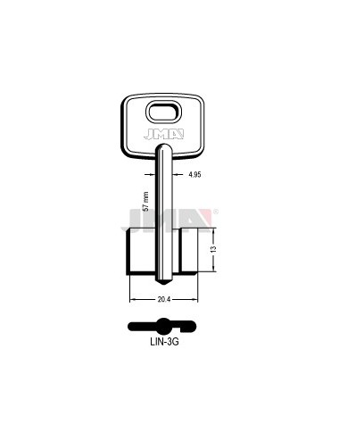 LLAVE JMA GORJA LIN 3G