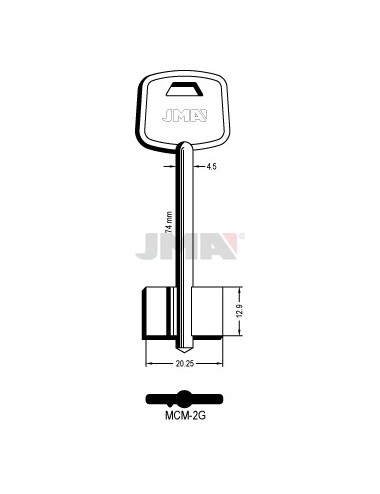 LLAVE JMA GORJA MCM 2G