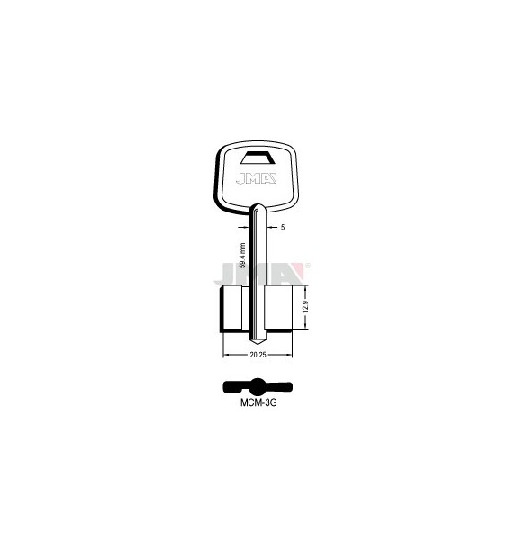 LLAVE JMA GORJA MCM 3G (C )