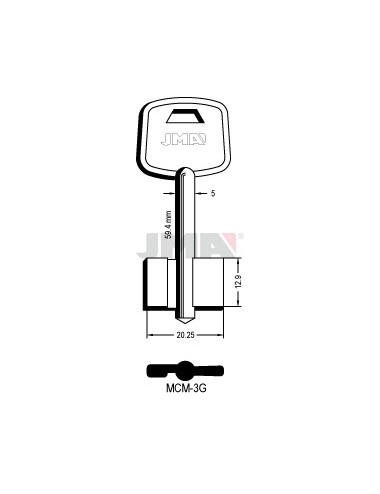 LLAVE JMA GORJA MCM 3G