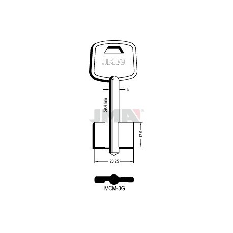LLAVE JMA GORJA MCM 3G (C )