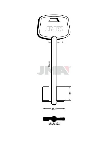 LLAVE JMA GORJA MCM 5G