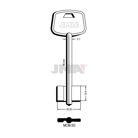 LLAVE JMA GORJA MCM 5G (C )