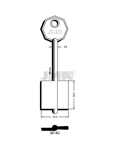 LLAVE JMA GORJA MT 4G