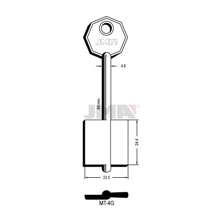 LLAVE JMA GORJA MT 4G